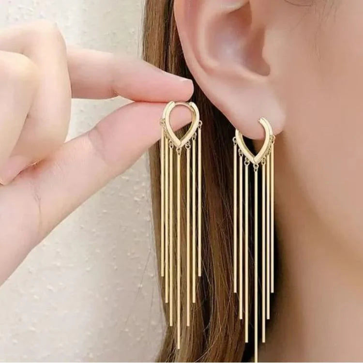 Drop Tassel Earrings