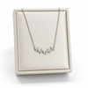 S925 Silver Sparkling Butterfly Charm Necklace