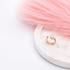 Crystal Square Chain Ring
