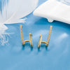 Pack Of 2 Golden Fashionable Earring