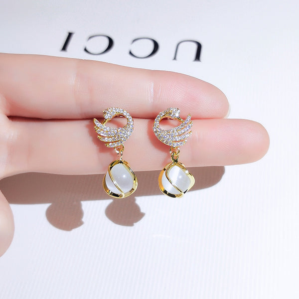 Pack Of 2 Gold Plated PearlEarring