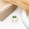 Green Butterfly Ring