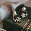 Pack Of 2 Leaf Flower Earring