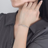 Plated Infinity Slide Closure Bracelet