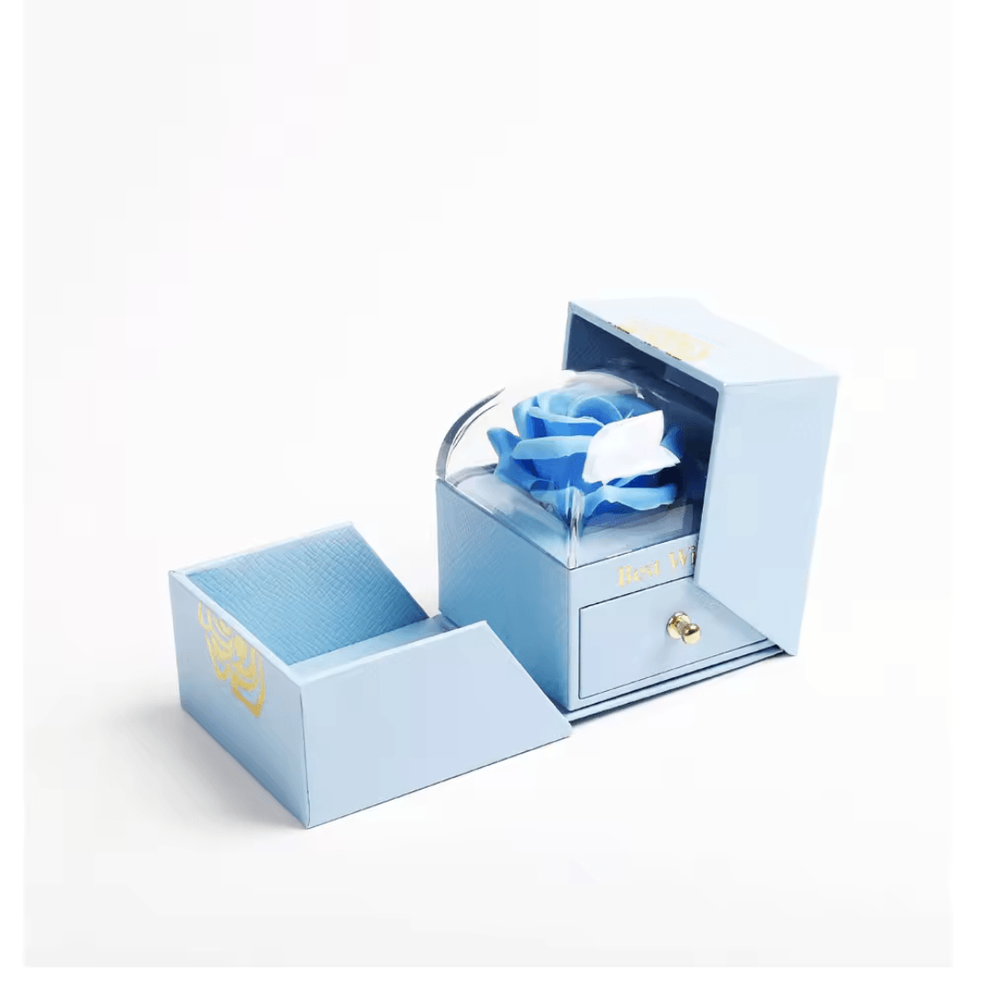 Luxury Acrylic Glass Window Jewelry Drawer Box