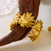 Golden Sunshine Flower Bracelet