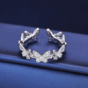 Love butterfly charm ring