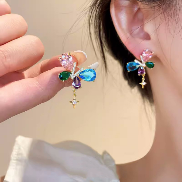Colorful Butterfly Earring
