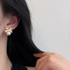 Combo Of 2 Pearl Bow Diamond Earrings