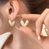 Pack Of 2 Heart Shape Huggie Hoop Earrings