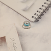 Love silver dolphine ring