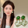 Green Stone Earring