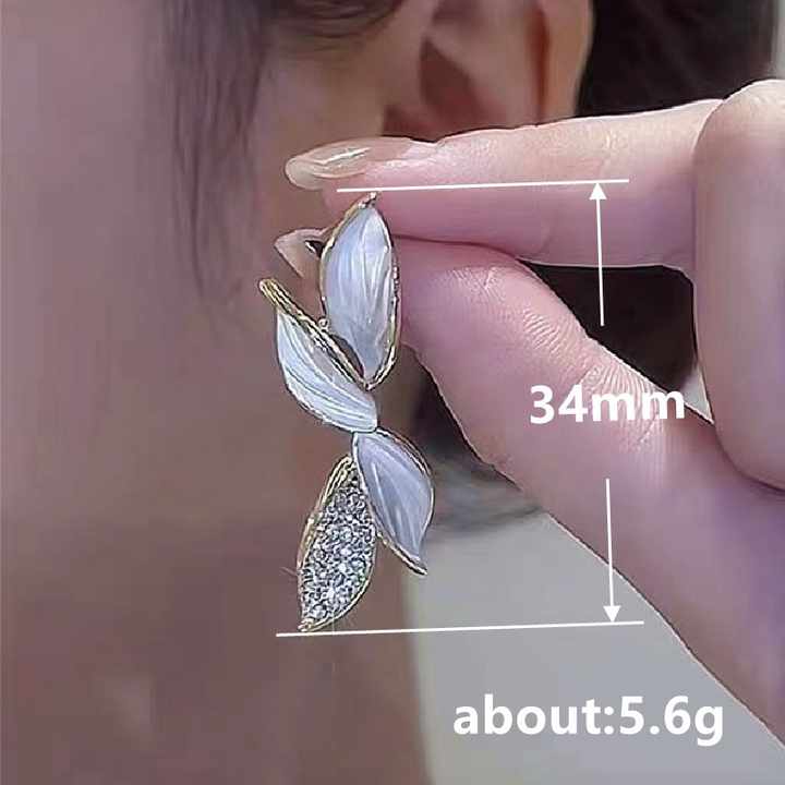 Leaf Stud Earrings