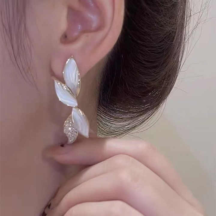 Leaf Stud Earrings