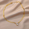 Twist Chain Heart-shaped necklace