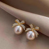 Pack Of 3 Cute BowPearl Earring