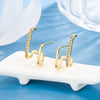 Pack Of 2 Golden Fashionable Earring