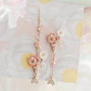 Floral Shaped Drop Earring