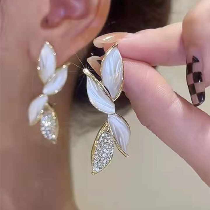 Leaf Stud Earrings