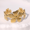 Golden Floral Cuff bracelet