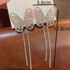 Rhinestone Butterfly Decor Earrings