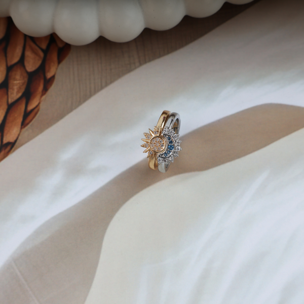 Love couple dual ring