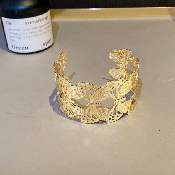 Golden Butterfly Design Bracelet