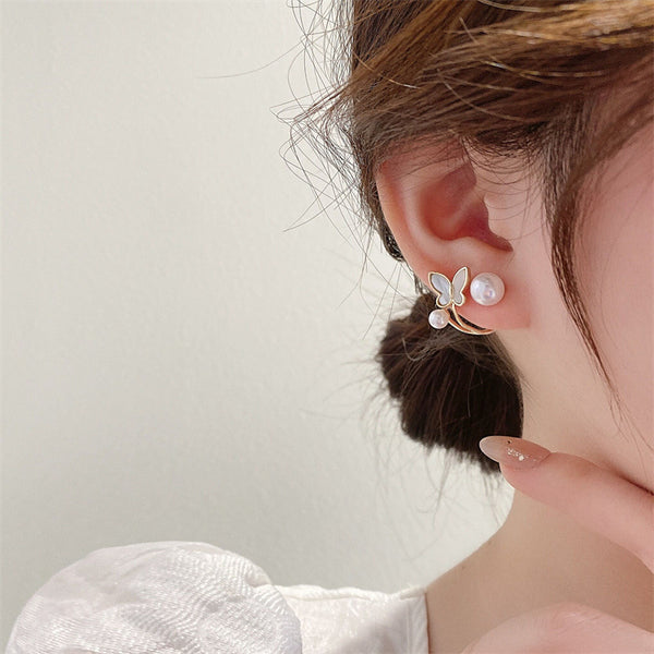 Pack Of 3 Graceful Pearl Earrings