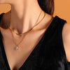 White Magic Dual Chain Necklace