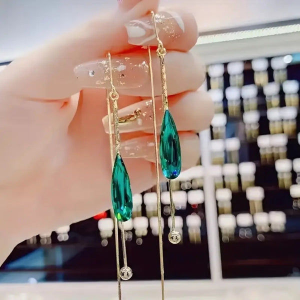 Crystal Ear Cuff earrings