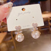 Pack Of 2 Crisscross Heart Drop Earrings