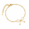 Classy & Chic Bow Tie Gold Bracelet