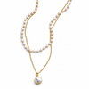 Charming Double Layered Pearl Necklace
