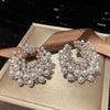 Unique Design Pearl Flash Stud Earring