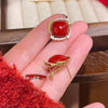 Rose Gem Stud Earring