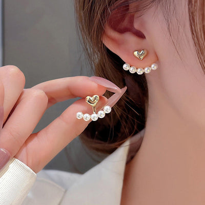 Heart design earrings
