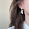 Grape Natural Pearl Earrings