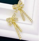 The Golden Rhinestones Earrings