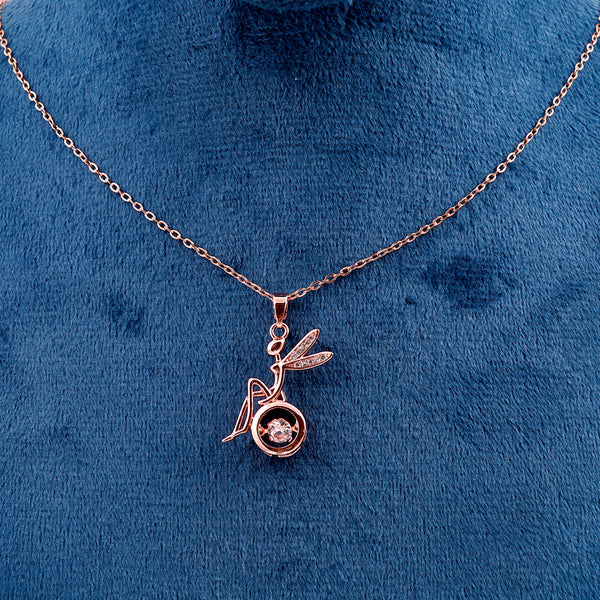 Rose Gold Angle Necklace