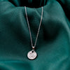 silver memory pendant for charm necklace