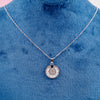 silver memory pendant for charm necklace