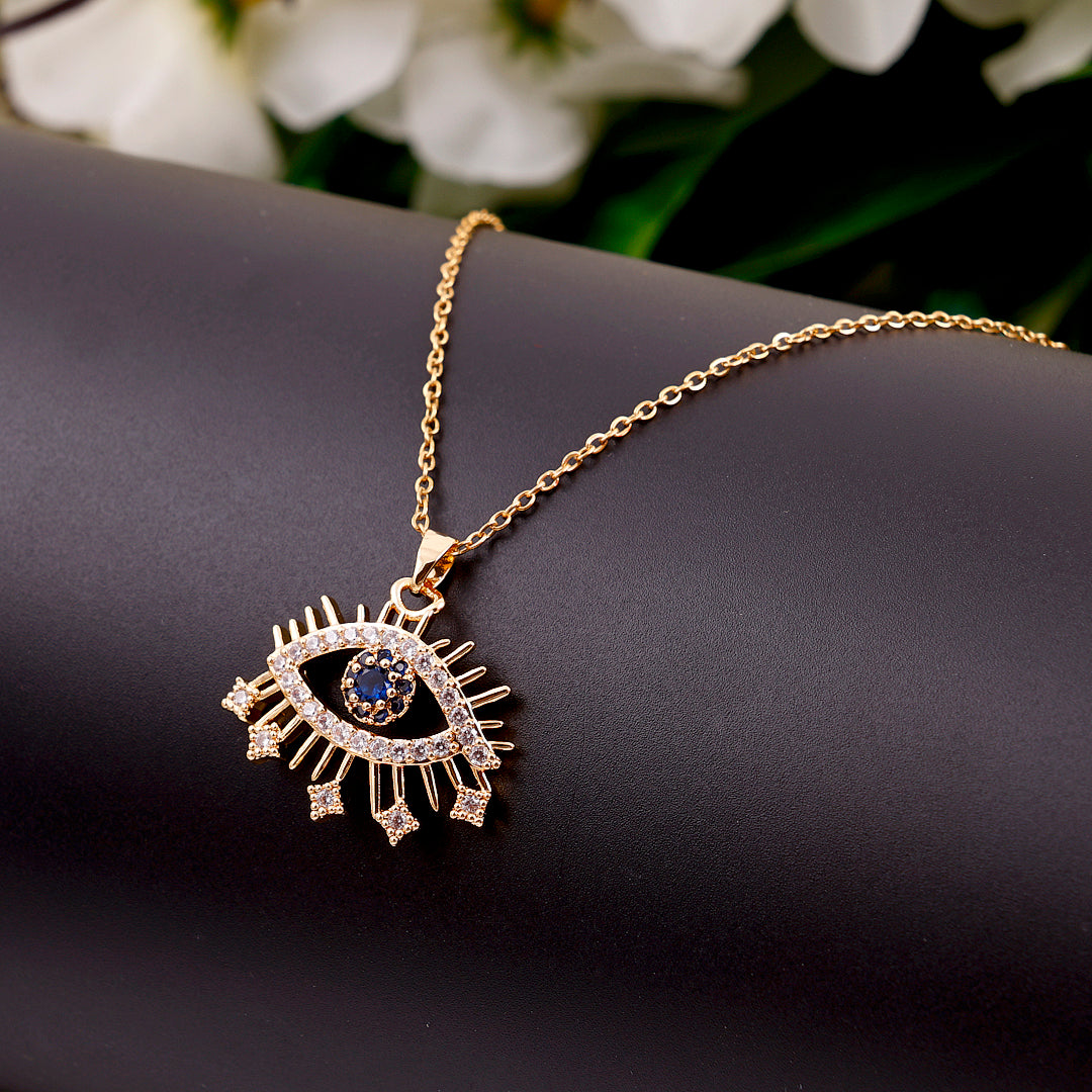 Blue Devil's Eye Necklace