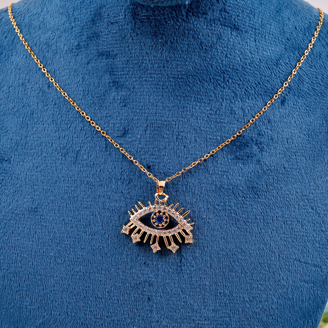 Blue Devil's Eye Necklace