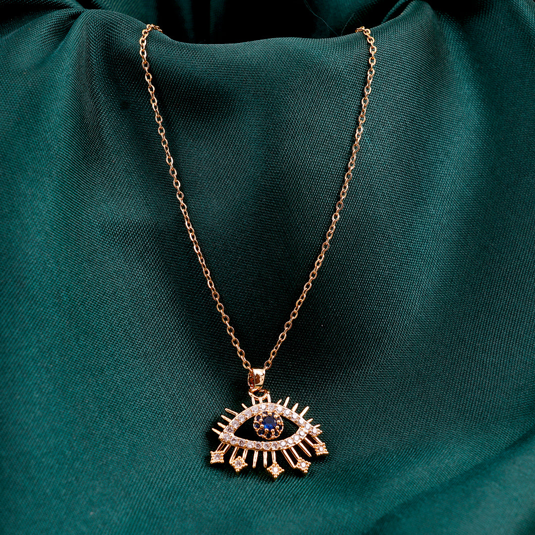 Blue Devil's Eye Necklace