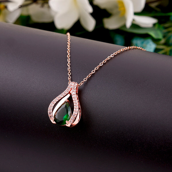 Two Rows Halo Pendant