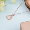 Rose Gold Layers Bag Necklace