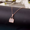 Rose Gold Layers Bag Necklace