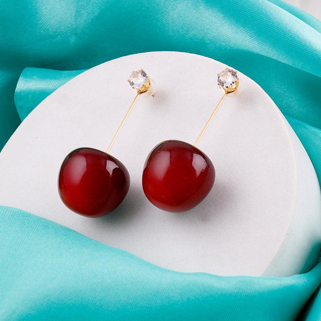 Cherry Drop Earrings