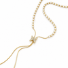 Pearl Necklace with Butterfly Pendant