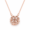 Heart-to-Heart Rose Gold Necklace